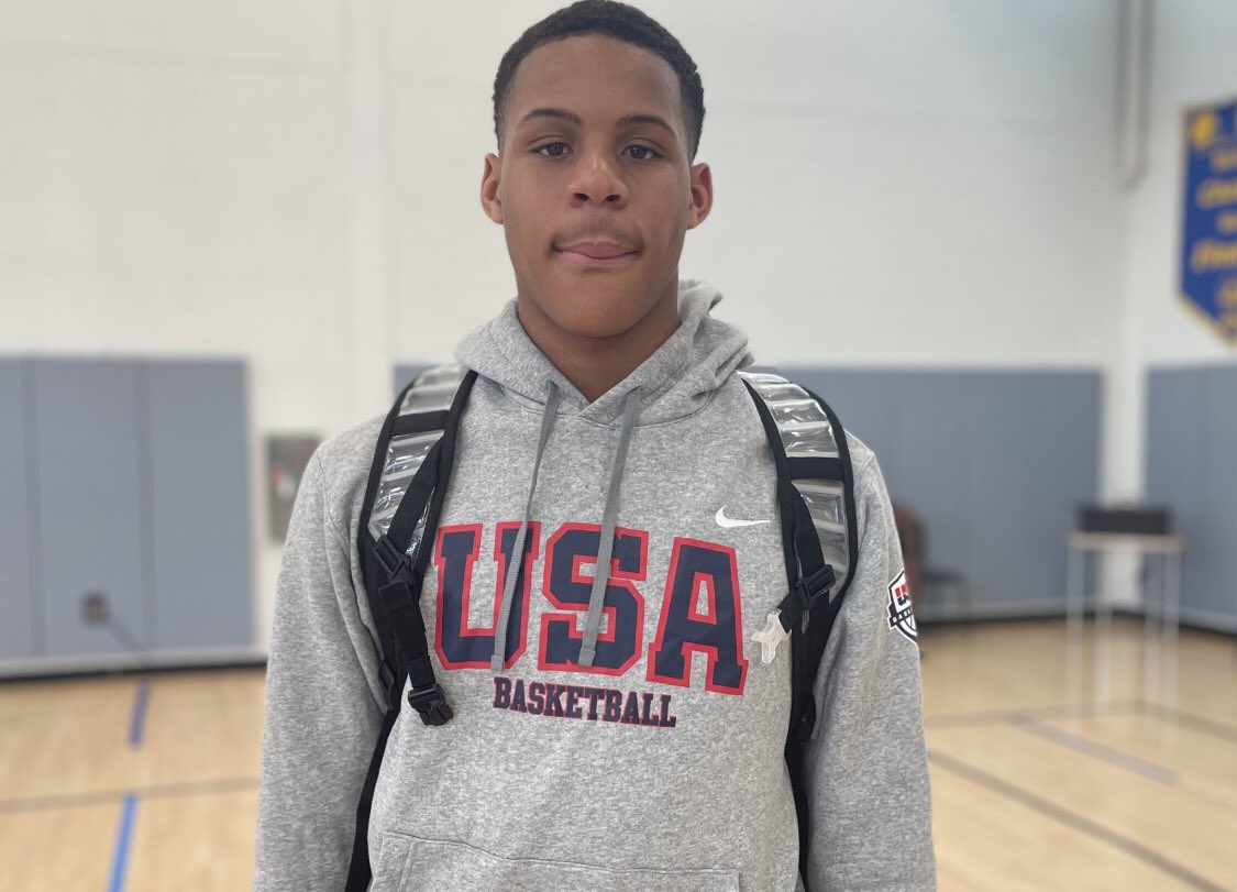 Class of 2026 6’5 Trent Perry. This kid is already a monster. He dominated his freshman year playing on varsity for Lone Star High school and is looking ready for Eybl with his Drive Nation  squad. This kid is definitely someone too look out for in a few years!