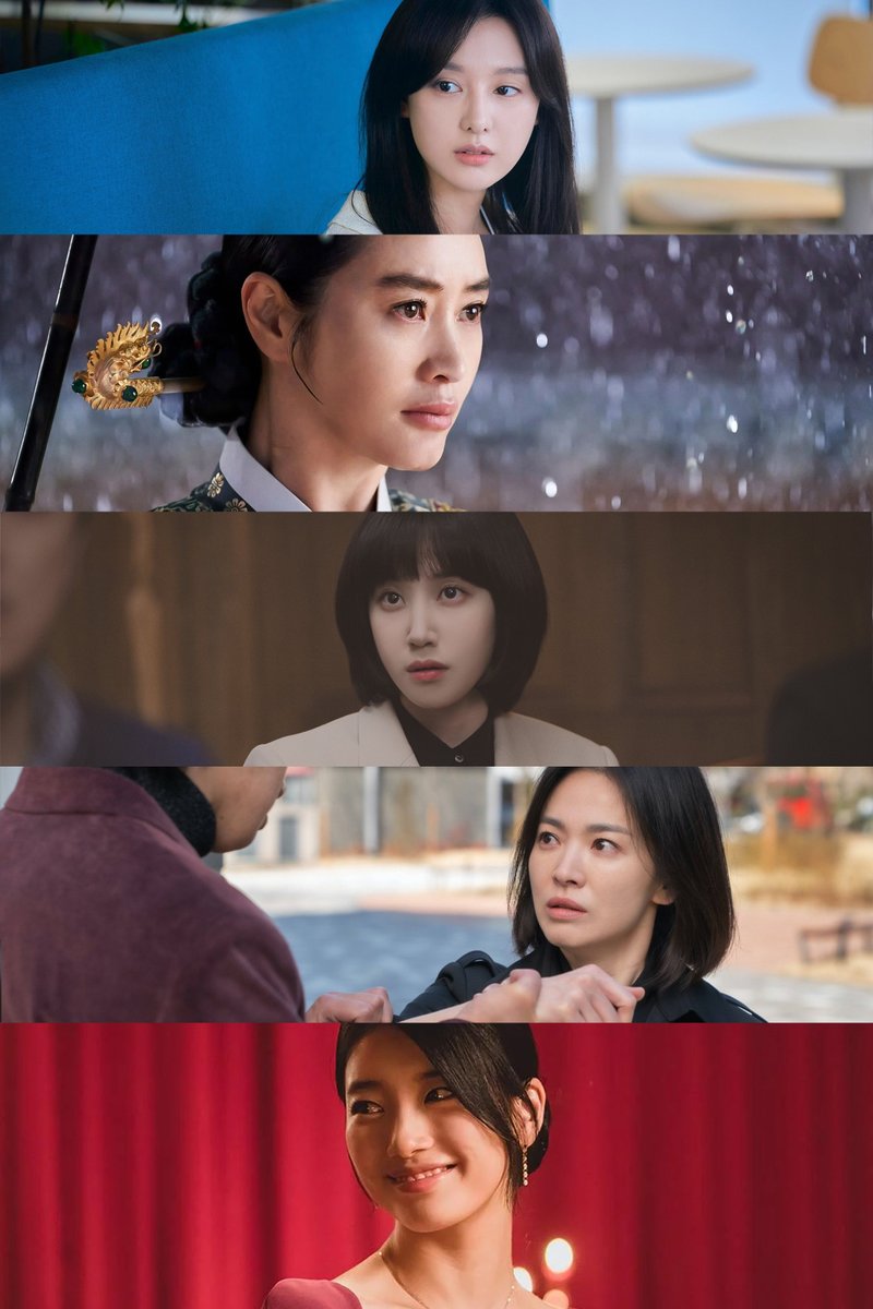 adyppp's tweet photo. Calon calon untuk kategori “Best actress - Drama” baeksang art awards 2023 

Kim ji won - My liberation notes 
Kim hye soo - Under the queen umbrella 
Park eun bin - Extraordinary attorney woo 
Song hye kyo - The glory 
Bae suzy - Anna https://t.co/9uOgRi7KWF