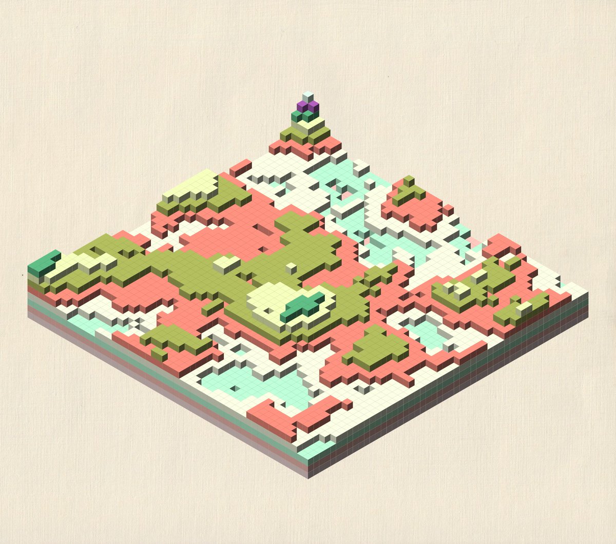 tronicapps's tweet image. Little terrain generation with isometric perspective.
.
.
.
#p5js #creativecoding #generativeart  #isometricart #gamedev
