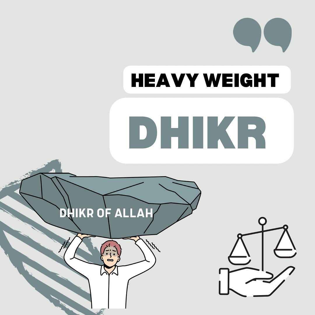 ● Heavy Weight Dhikr 💪❤️

● Beautiful Reminder ❤️✌️