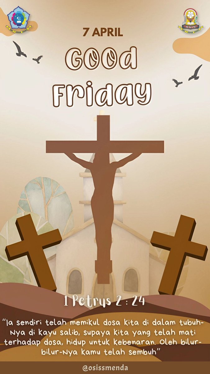 Hari Wafat Isa Almasih mengajarkan kita tentang pentingnya hidup dalam kesetiaan, pengorbanan, dan kasih, sebagaimana yang ditunjukkan oleh Isa Almasih dalam kehidupannya. Selamat Jumat Agung!