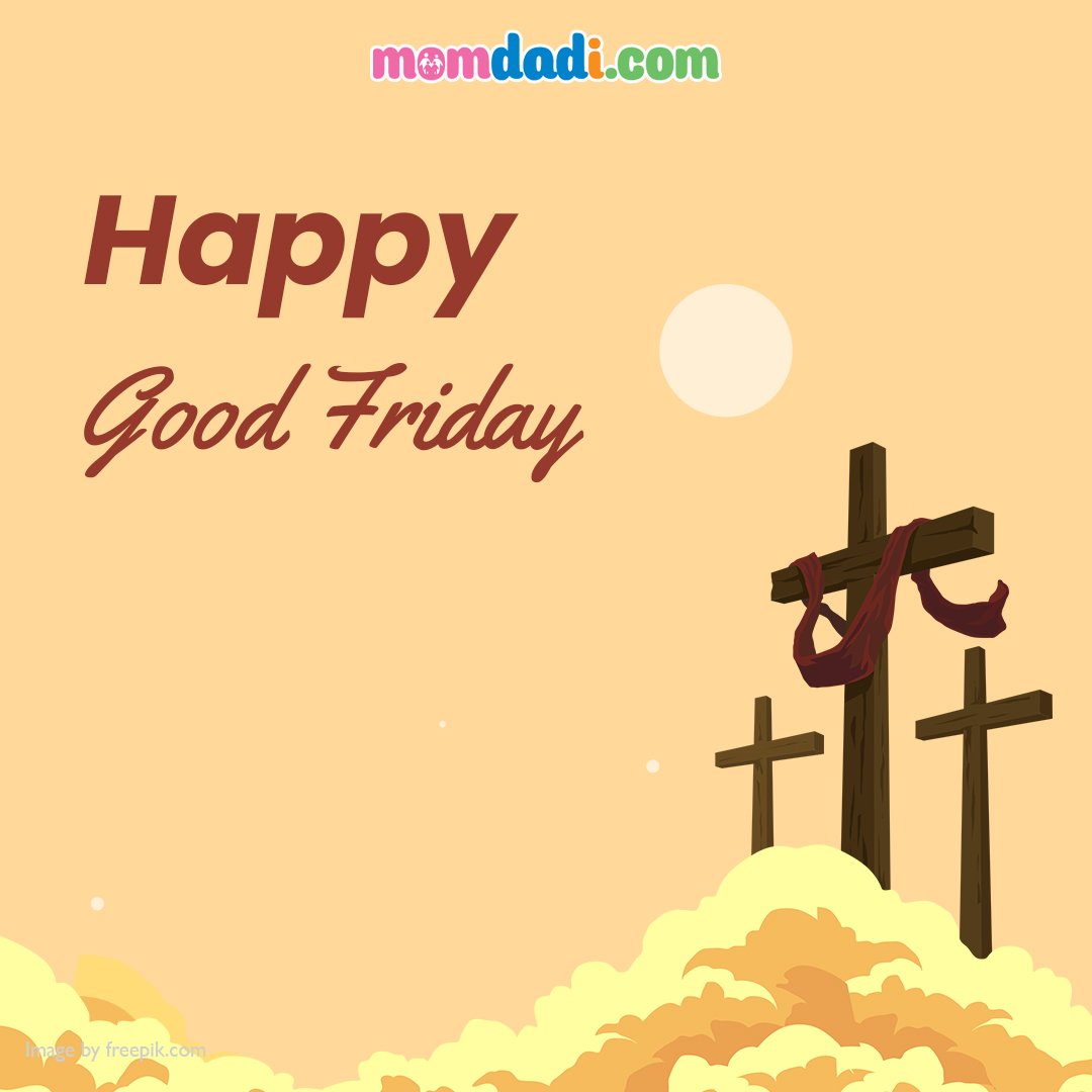 Selamat memperingati Hari Jumat Agung bagi Moms &amp; Dads yang merayakan. #momdadicom #momdadi #goodfriday