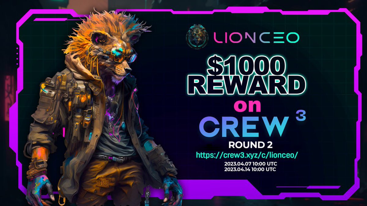 bsc_daily's tweet photo. 🤖@lionceo_ - The Meme Token with Real Yield, Multi-AI, GameFi, and NFTs!💥
🔒Audited by @CertiK
🪙The team is turning up a $1000 #Giveaway with @crew3xyz for the top 10 leaderboard👇
https://t.co/65FJjI9ucB
💥Prizes distributed by LionCEO
#Sponsored #LCEO #LionCEO #Crew3 https://t.co/v5sUbDQCPU