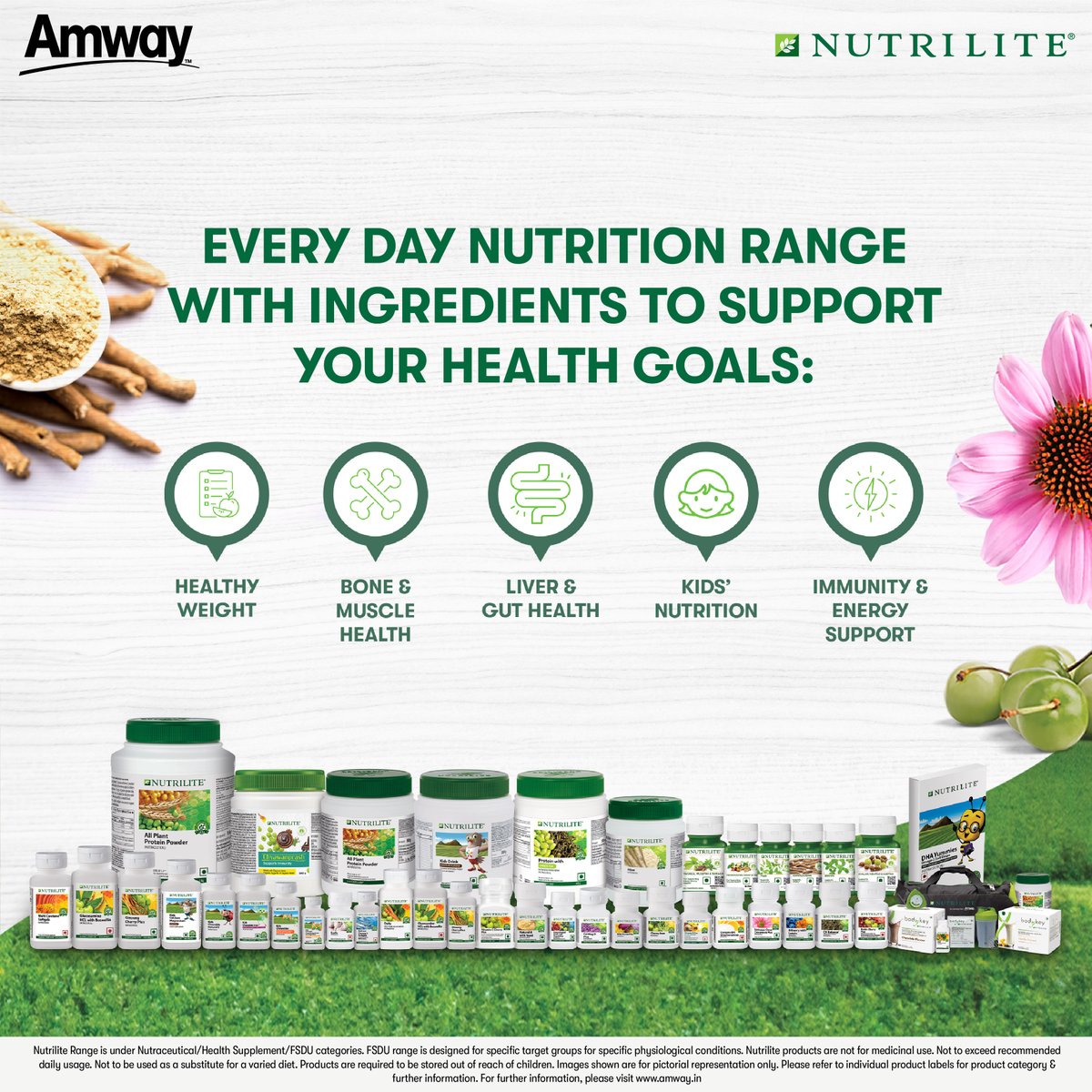 amwayindia's tweet image. The goodness of nature sourced straight from our organic farms to your home.
This World Health Day support your health and nutrition with Amway Nutrilite, bringing the best of Nature and Science!
#Worldhealthday #Nutrilite