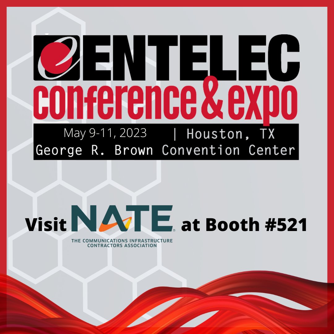 NATE (@natesafety) on Twitter photo NATE will be exhibiting at the ENTELEC Conference & Expo on May 9-11, 2023, in Houston, Texas. Stop by Booth 521 and visit with Retired Director of NATE Wireless Industry Network Scott Krouse. To register click bit.ly/3Mzti5b <a href="/ENTELEC/">ENTELEC Association</a> #compliance #efficiency #security NATE will be exhibiting at the ENTELEC Conference & Expo on May 9-11, 2023, in Houston, Texas. Stop by Booth 521 and visit with Retired Director of NATE Wireless Industry Network Scott Krouse. To register click bit.ly/3Mzti5b <a href="/ENTELEC/">ENTELEC Association</a> #compliance #efficiency #security