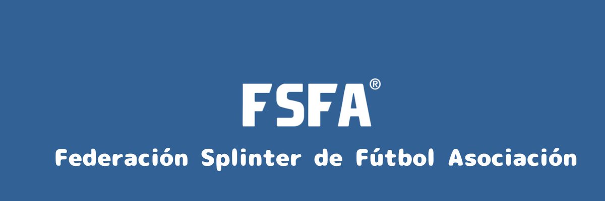Hola, Soy la Federacion Splinter de Fútbol Asociación
O mejor conocido como FSFA, quería dar mi bienvenida
@OCC_MOMO un gusto señor