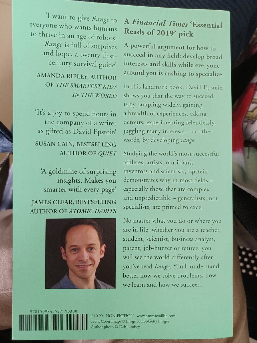 Kalian generalis atau spesialis?

Gak ada yg salah dengan keduanya

Buku ini seru, ngubek2 gimana generalis bisa "sukses" di dunia yang semakin menjadi spesialis

Kalo ada 20 retweet dan komen "🌏", saya akan buat resume nya di thread