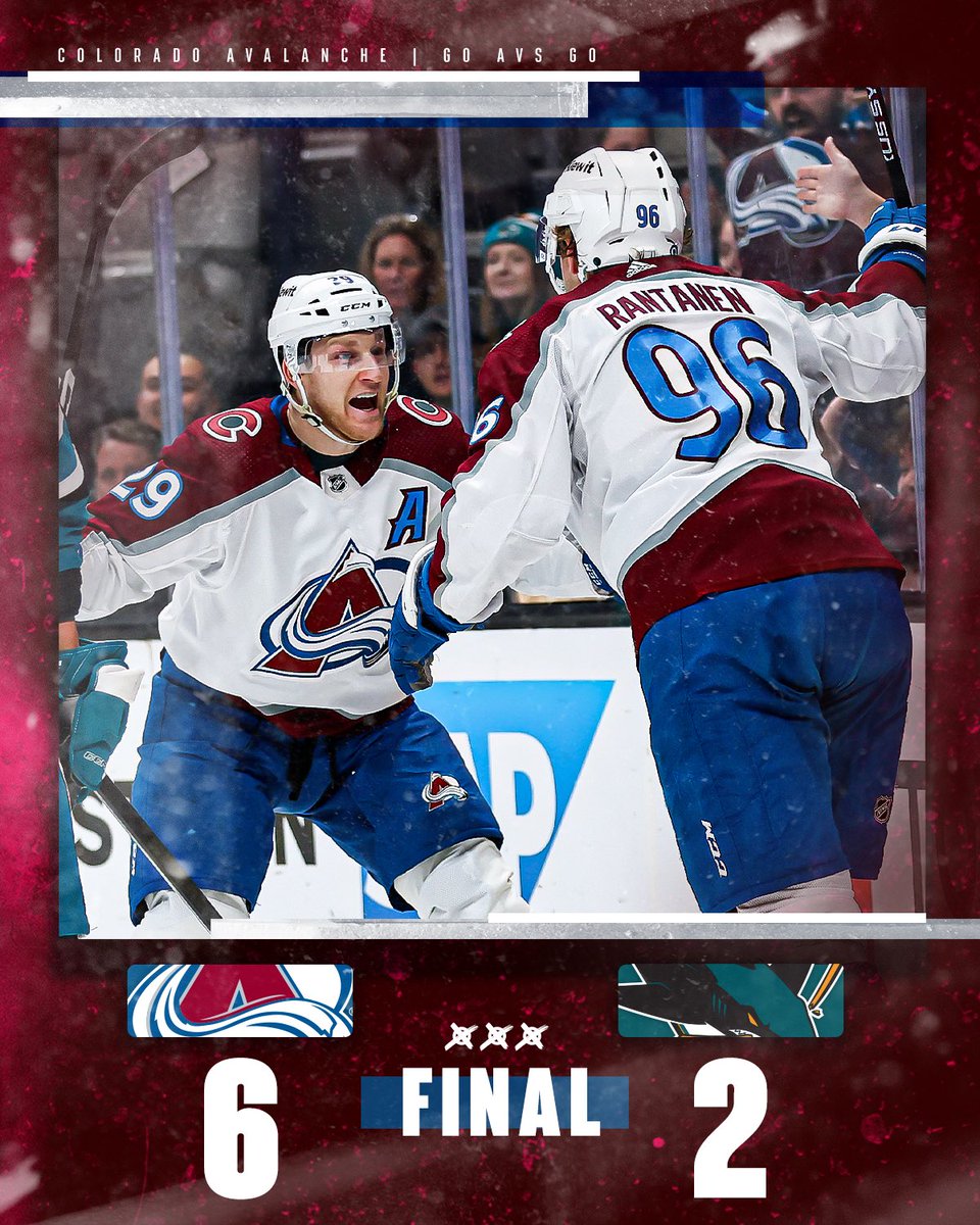 x - Colorado Avalanche tweet media