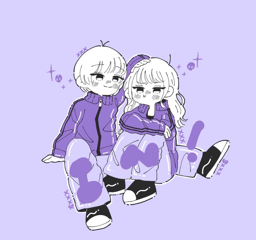 inu____inu_0's tweet image. 2colorのご依頼でした🫶
配色おまかせ頂くと被りなしの犬おまかせカラデザになります💜🐶
繁忙期によりお待たせして申し訳ありませんでした😭
ご依頼ありがとうございました🥺
#ペア画
#2color
#有償依頼