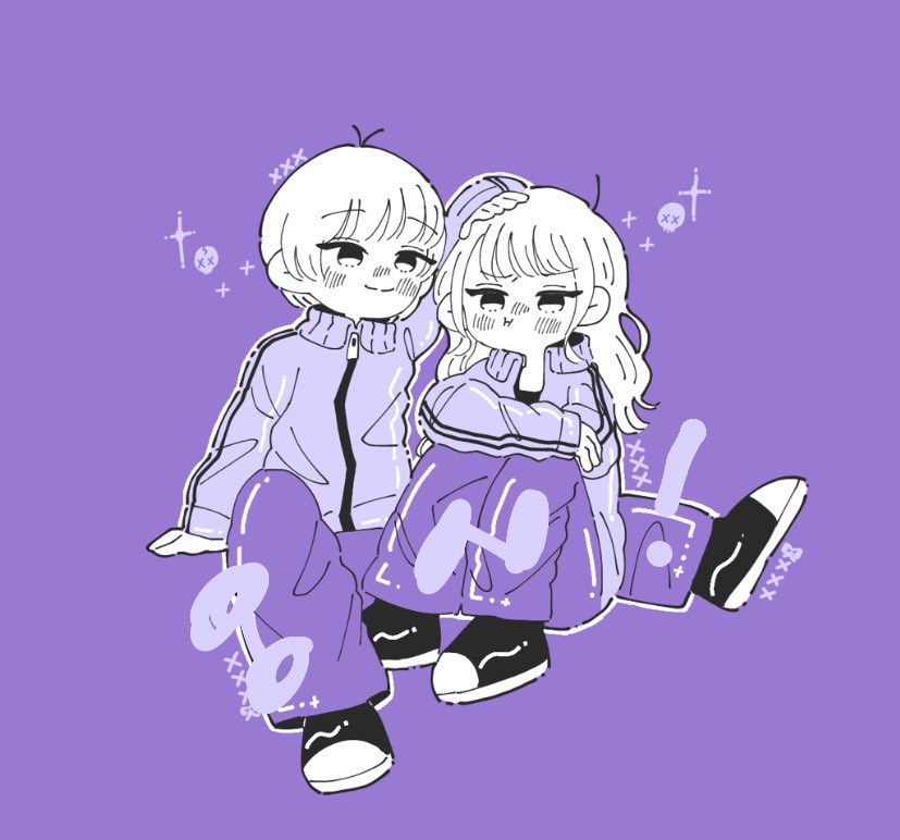 inu____inu_0's tweet image. 2colorのご依頼でした🫶
配色おまかせ頂くと被りなしの犬おまかせカラデザになります💜🐶
繁忙期によりお待たせして申し訳ありませんでした😭
ご依頼ありがとうございました🥺
#ペア画
#2color
#有償依頼