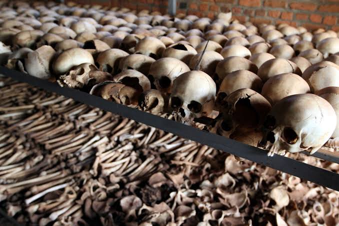 Am_Blujay's tweet photo. Today, marks 29 years since the start of the genocide in Rwanda, a deliberate, intentional, and systematic mass-killing, which targeted the Tutsi population.The genocide lasted 100 days, approximately one million Tutsis, Hutu and Twa- men, women &amp; children were murdered. https://t.co/pKALOd2I4L