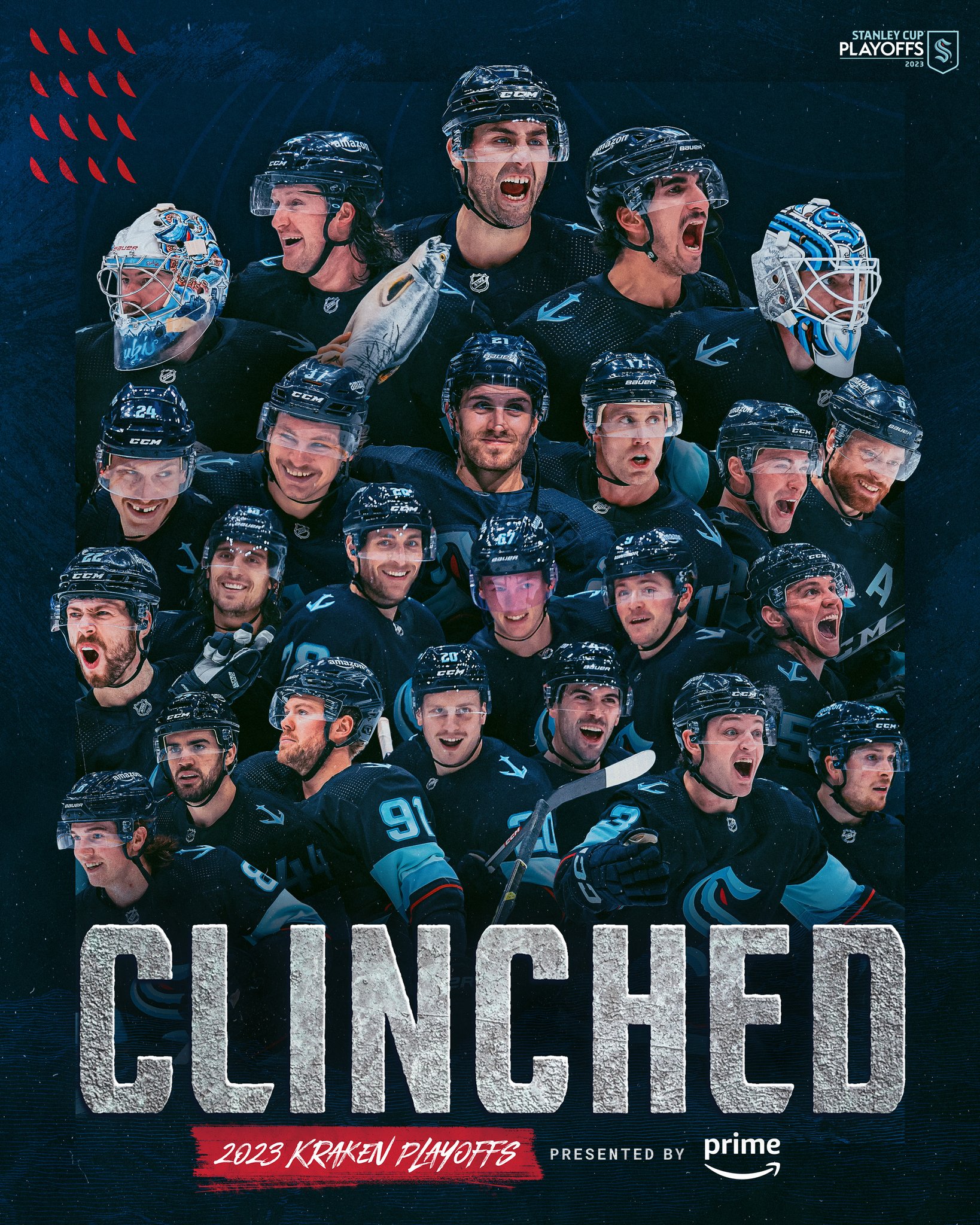 NHL on X: SEA YOU IN THE PLAYOFFS ⚓️ The @SeattleKraken are headed to the  #StanleyCup Playoffs for the first time in franchise history!   / X
