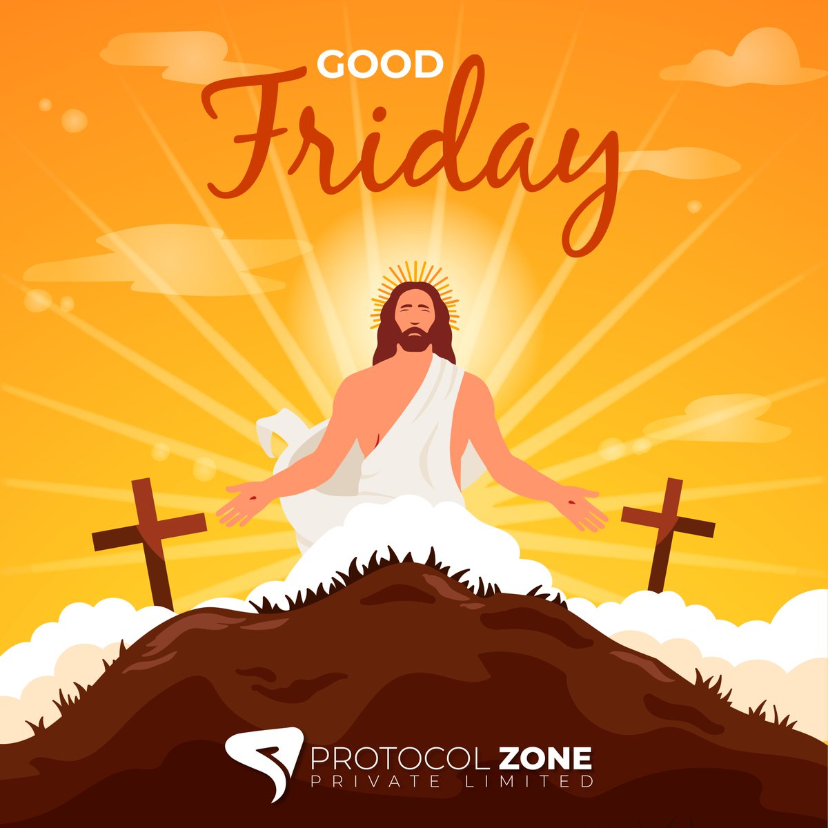 ProtocolZone's tweet image. May Lord hear all your prayers and rewards with everything that you ask for and shower upon you the blessings on the occasion of Good Friday!

#protocolzone #protocolzonepvtltd #pzone #goodfriday
