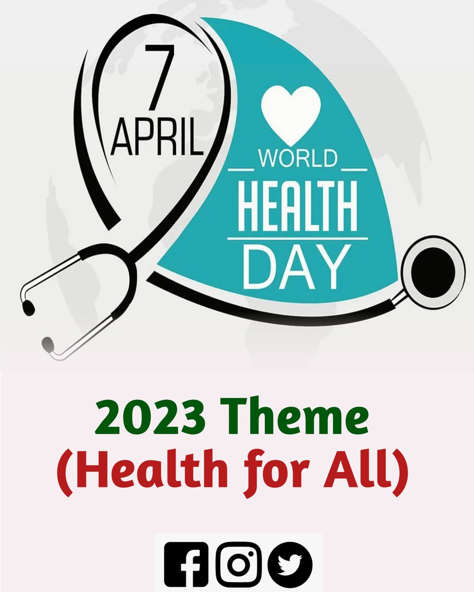World Health Day 2023 Theme

Knowledge & Facts 

#worldhealthorganization #WorldHealthDay2023  #WorldHealthDay  #currentaffairs   #india #SSC #chsl #ssccgl #gkinhindi #generalknowledge #gk
#SSC_CGL_AGE_RECKONING_1_JAN