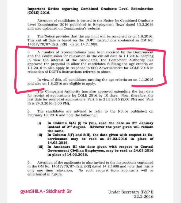 imDC02's tweet photo. Requesting SSC ,for all candidates meeting the age criteria as on 1.1.2023 and also on 1.8.2023 must be eligible to apply in SSC CGL 2023 
@DoPTGoI
@PMOIndia

#SSC_CGL_AGE_RECKONING_1_JAN
#SSC_CGL_AGE_RECKONING_1_JAN https://t.co/OUYbSLtaIA