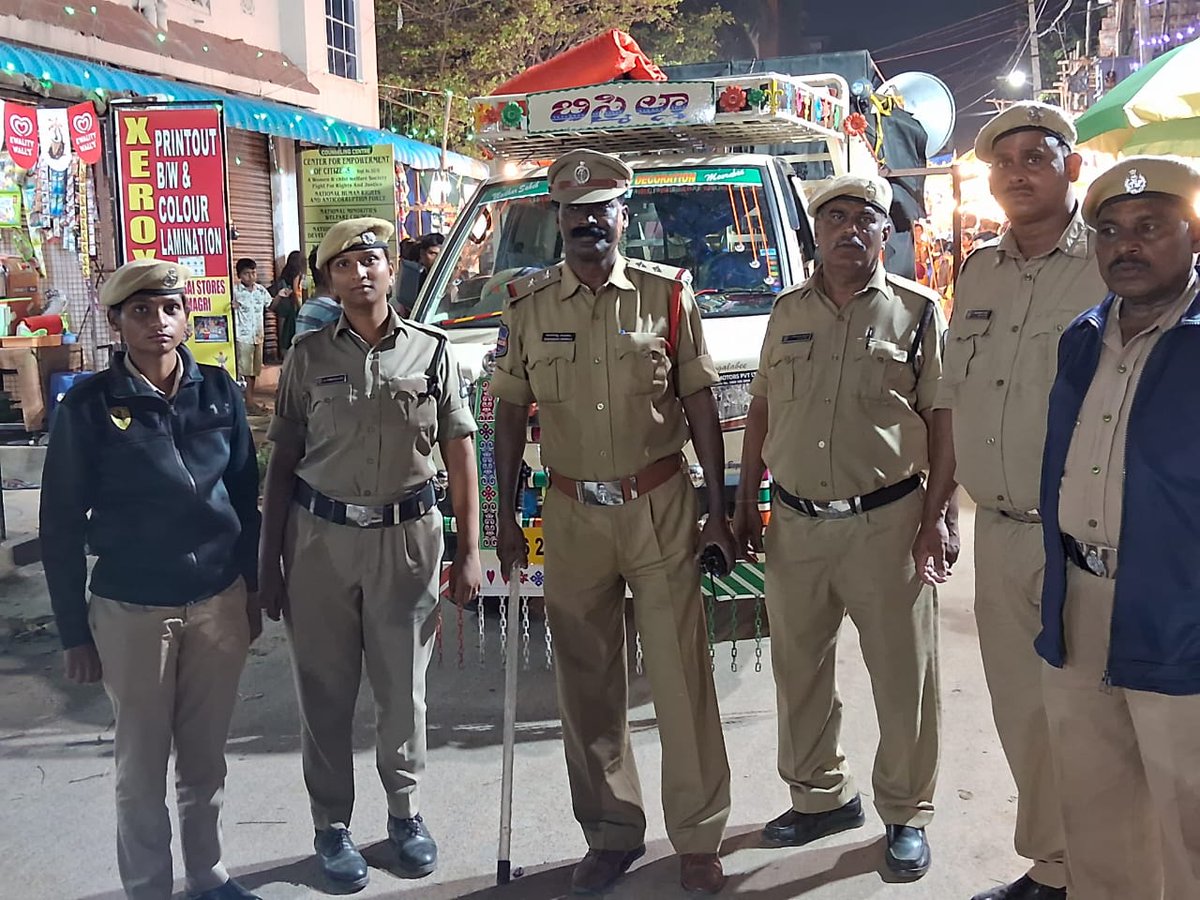 hanuman jayanthi bandhobust at hanuman temple saidabad