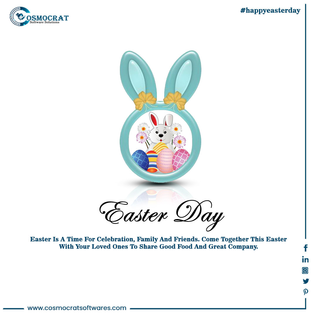 cosmocratsoft's tweet photo. Easter is a time for celebration, family and friends. Come together this Easter with your loved ones to share good food and great company. #EasterDay
.
.
.
#cosmocratsoftwaresolutions #digitalmarketing #socialmediaagency #marketingagency #easterday #christian #christiancalender https://t.co/TCDRnsl8vq