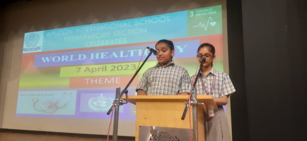 AhlconIntl4SDGs (@sdg4all) on Twitter photo Ahlcon International School #ahlconintl preparatory section celebrated Special Assembly on World Health Day conducted by Sports deptt. It was a great show. <a href="/y_sanjay/">Sanjay Yadav</a>
<a href="/ashokkp/">Ashok Pandey</a>
@Kavita_hm
<a href="/sdg4all/">AhlconIntl4SDGs</a>
<a href="/pntduggal/">PUNEET DUGGAL</a> Ahlcon International School #ahlconintl preparatory section celebrated Special Assembly on World Health Day conducted by Sports deptt. It was a great show. <a href="/y_sanjay/">Sanjay Yadav</a>
<a href="/ashokkp/">Ashok Pandey</a>
@Kavita_hm
<a href="/sdg4all/">AhlconIntl4SDGs</a>
<a href="/pntduggal/">PUNEET DUGGAL</a>