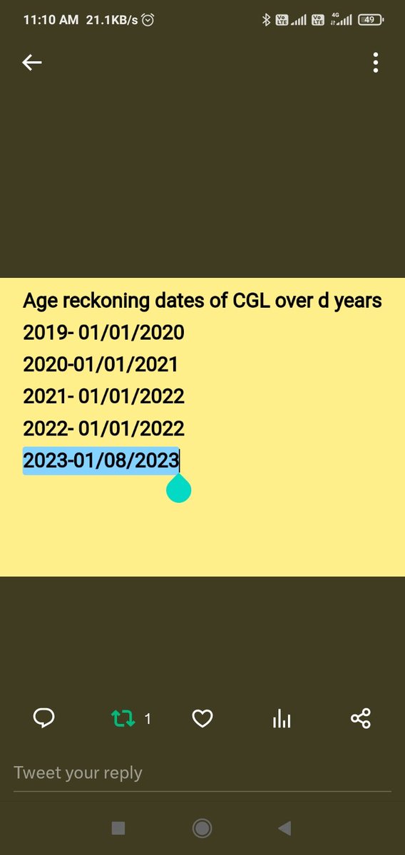 YJangi's tweet photo. #SSC_CGL_AGE_RECKONING_1_JAN 
@DoPTGoI 
@DrJitendraSingh 
@PMOIndia 
@SscOfficialNews#SSC_CGL_AGE_RECKONING_1_JAN https://t.co/NpW3RP60Ua