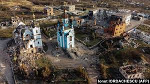 DecodingTrolls's tweet image. ⚡️Before and After: Russia has destroyed 307 churches in Ukraine. So far. Here&apos;s what Russia did to the Moscow Patriciate church in Bohorodychne, Donetsk region. Russia claims its bombs baptise people and places: if a Russian bomb hits you, you&apos;re baptised a Nazi.