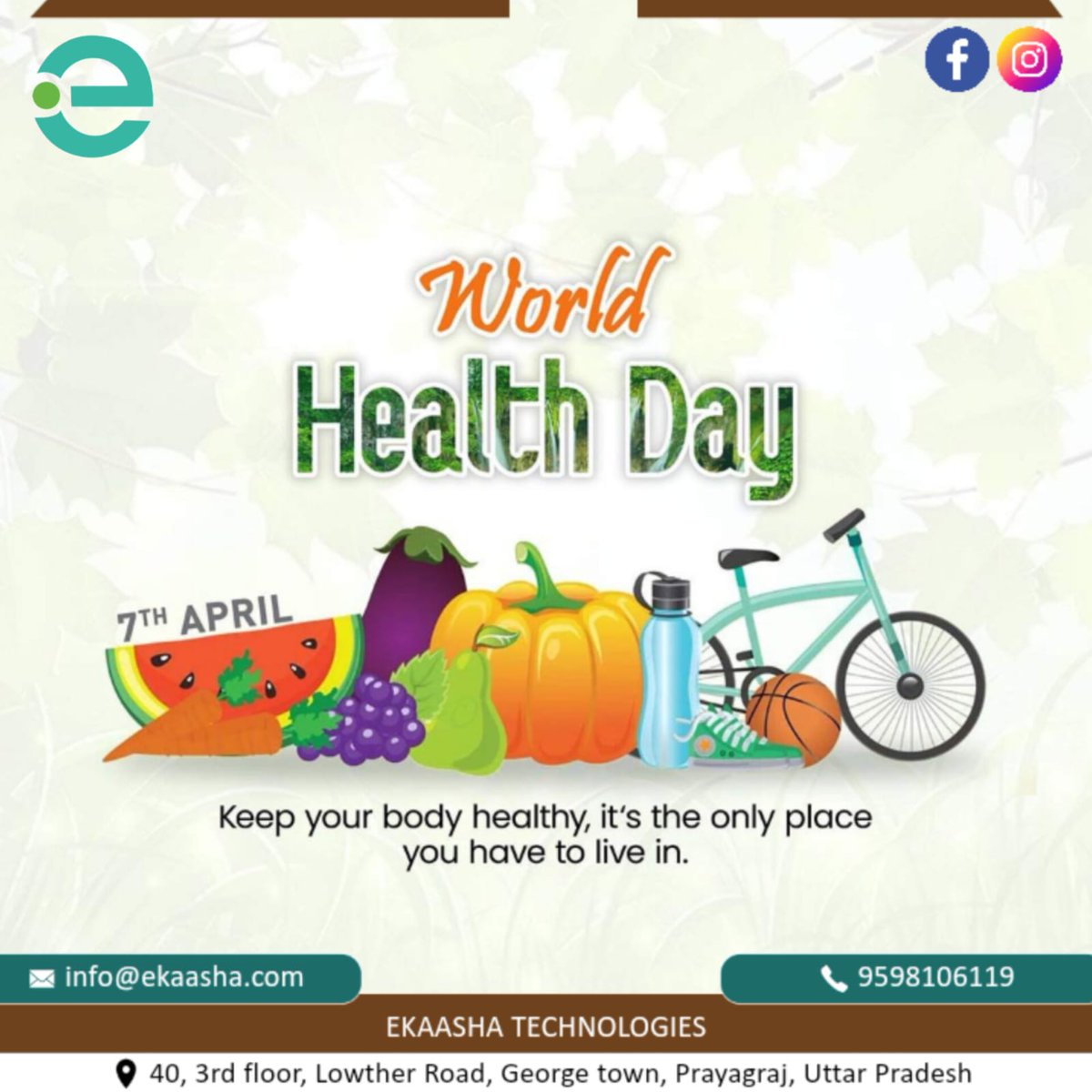😇On World Health Day
🫡🤗May you achieve all your goals and dreams in life, while maintaining a healthy work-life balance.💁🏻‍♀️🏵️
:
:
:
#WorldHealthDay #HealthForAll #StayHealthy #HealthyLiving #HealthEquity
#VaccinesWork #GlobalHealth #COVID19 #SafeHands #SupportNursesAndMidwives