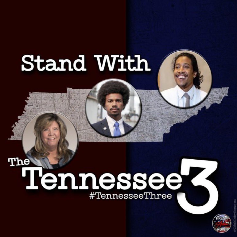 🎆Thanks @POTUS
3⃣Stand With the #TennesseeThree 
🎶It’s a Thursday #FollowParty

So –

💬Comment
🔁Retweet
💙Like
👀Vet& Follow Everyone
👣Follow me-I’ll follow back
#Voterizer #Resister #FBR #StrongerTogether #BlueParty #NoOneIsAboveTheLaw #BetterWithBiden #UnitedBlue2024