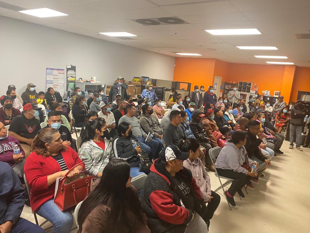 Over 130 workers met and shared their stories with @AsmSoria at our Madera office asking her to support a #safetynet4all