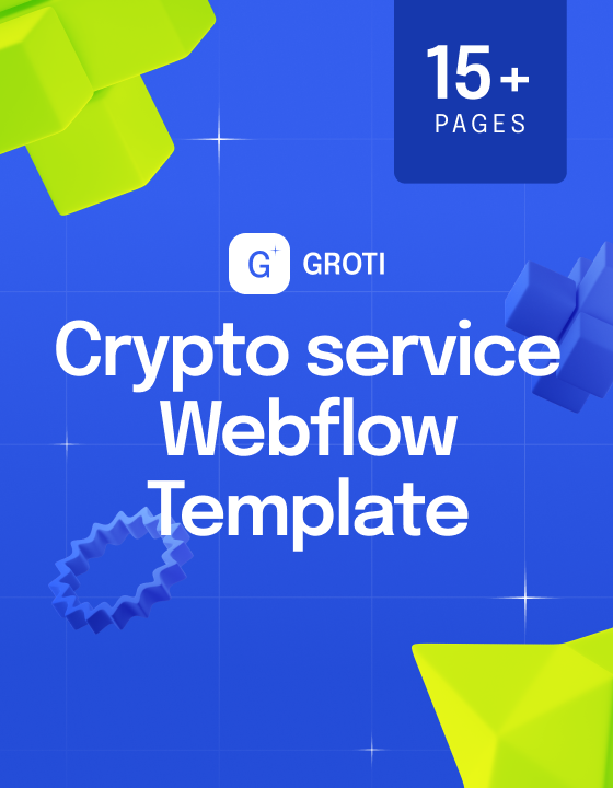 FlowSites's tweet photo. Groti is a new Webflow template in the Finance category. It supports Ecommerce and CMS and sells for $79 USD. #webflow #webflowtemplate #flowsites #Financetemplate https://t.co/ImuXuRyPQX https://t.co/1HdAGxN2OG