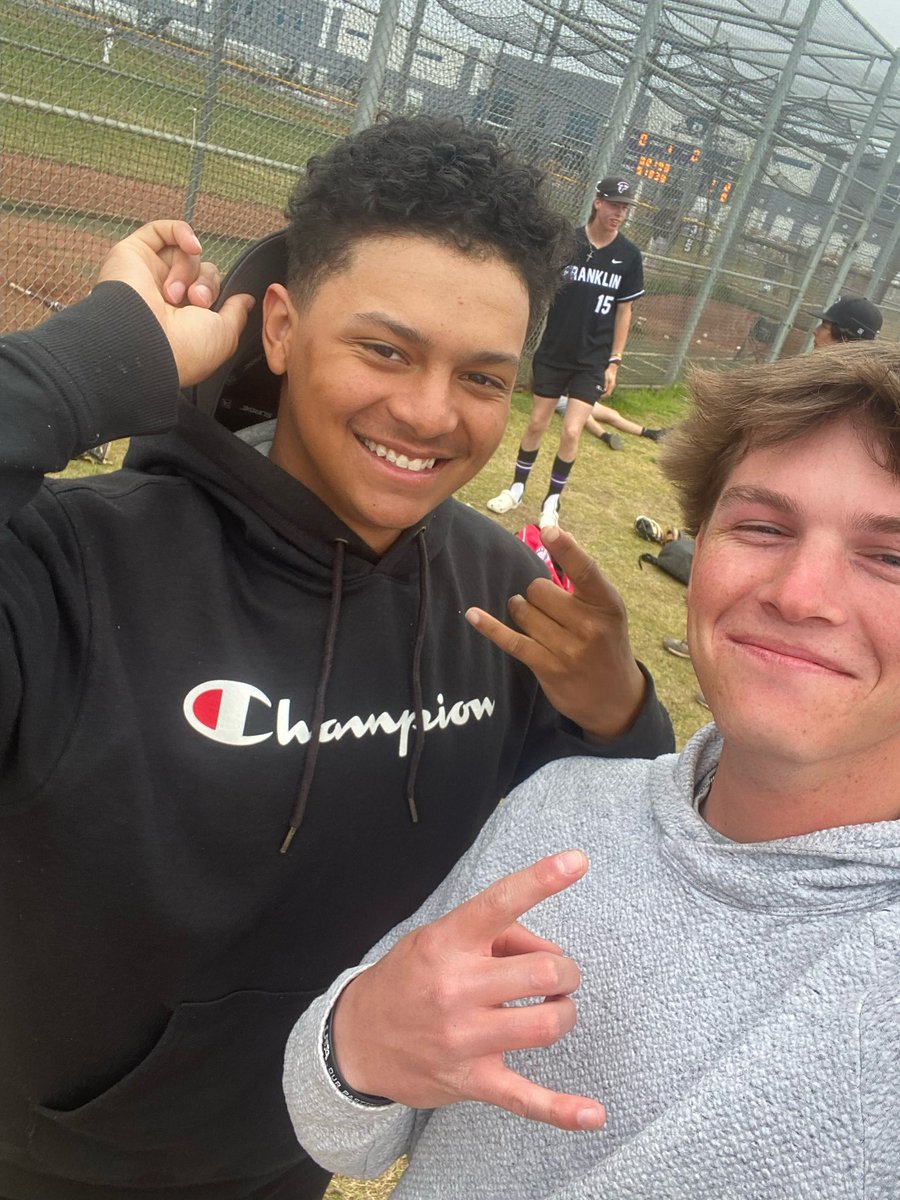 Future <a href="/ArizonaBaseball/">Arizona Baseball</a> teammates <a href="/Dwood_25/">Dylan Wood</a>  and  <a href="/TroyUeltzen/">Troy Ueltzen</a> hanging out today at the Boras classic. Couple quality guys right here and enjoy watching them play! <a href="/NorCalBaseball/">Tony Crivello</a> <a href="/SStormCoach12/">Dan Bugarin</a> <a href="/_JeremyBooth/">Jeremy Booth</a>