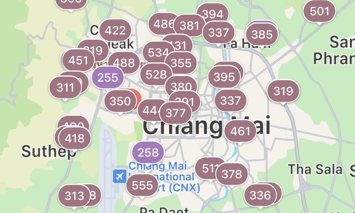 RichardBarrow's tweet photo. 😷 I thought the air quality situation was bad this morning in Chiang Mai but this afternoon it continues to deteriorate. The air quality is beyond “unhealthy”. It’s presently “hazardous” and will soon go off the scale.
#Thailand #ฝุ่นPM #ฝุ่นภาคเหนือ #ฝุ่นเชียงใหม่ https://t.co/aGHn3RRdOM