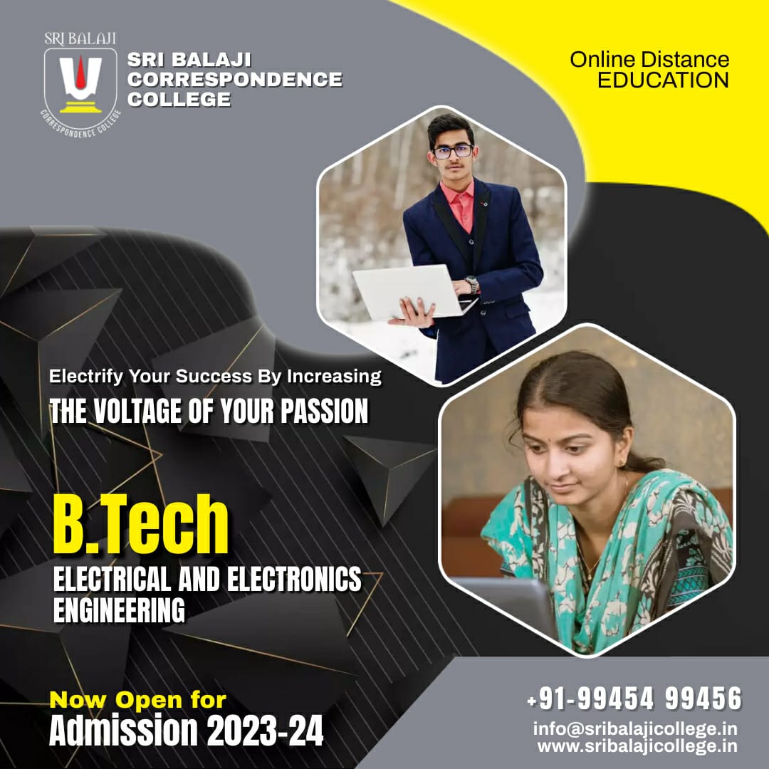 SriBalajiCorCol's tweet image. &quot;Complete your &quot;B.Tech Electrical and Electronics Engineering &quot; while continuing your job&quot;

contact now: wa.me/+919945499456
• 100% Result

Follow us on Instagram:
instagram.com/sribalajicorre…

#BTech #engineering #onlinebtech #MTech #education #onlinelearning