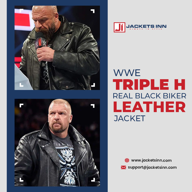JacketsInn's tweet photo. In the cold, freezing season, WWE Triple H's genuine black biker leather jacket would be perfect.

https://t.co/JYxSS9wgb8
support@jacketsinn.com

#lifestyle #menfashion #fashion #stylish #leather #leatherjackets #trendingjacket #latestjackets #bikerjacket #WWE #Jacketsinn https://t.co/7eH8tdj3yW