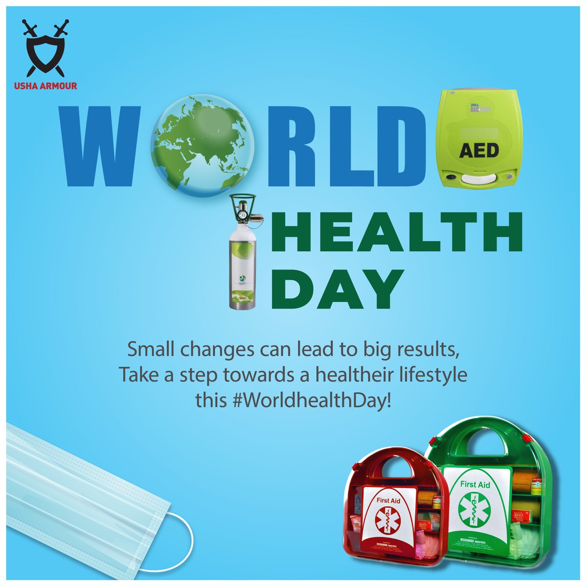 ushaarmour1's tweet photo. Small changes can lead to big results. Take a step towards a healthier lifestyle this WorldHealthDay!

#worldhealthday #worldhealthday2023 #healthday #healthisimportant #stayhealthy #lifesafety #firesafety #ushaarmour https://t.co/Bdm9f39x6Q