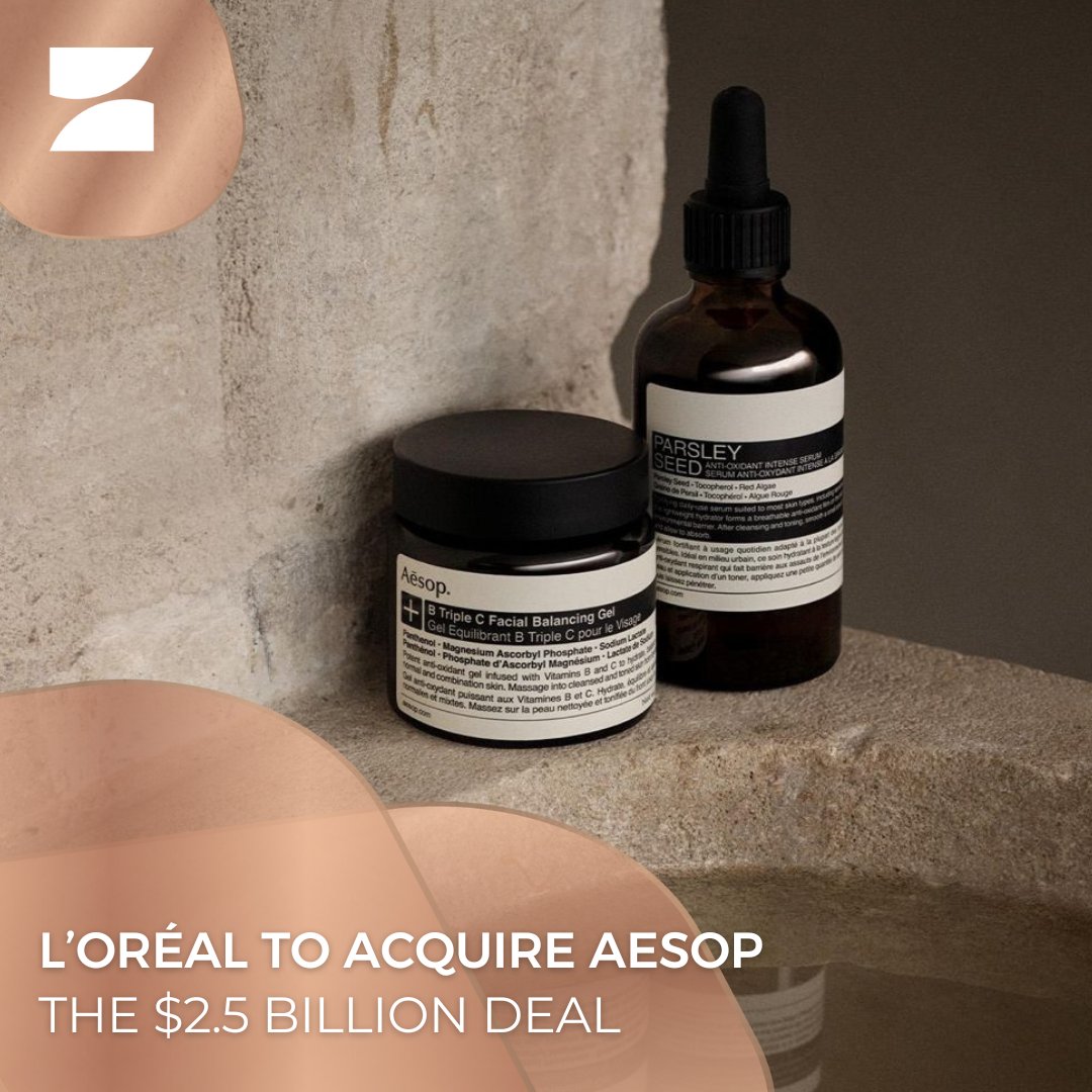 zitoreofficial's tweet photo. #Loreal the cosmetics giant, has announced plans to acquire #Aesop, the #premium beauty brand.
Aesop, known for its #natural ingredients, has over 300 stores worldwide.
#ZitoreVietnam #Zitore #Skincare #Drugstore #business #cosmetics #beautynews https://t.co/xuDwSHCAyX