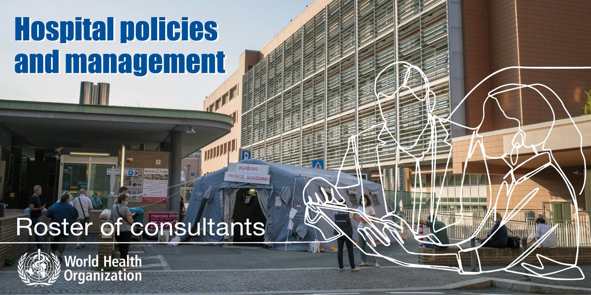 WHO is setting up a roster of experts to support its member states in restructuring, strengthening, or transforming hospital sector. If you want to be in our database, please apply: bit.ly/WHO_job_2302856