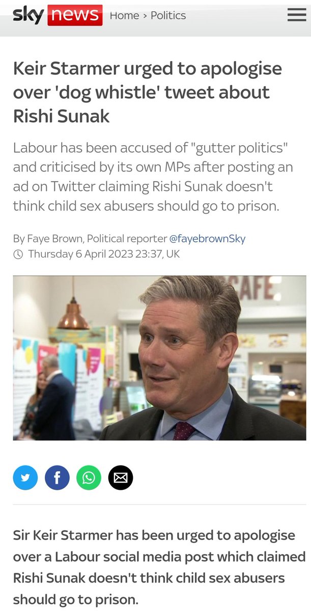 LeeAndersonMP_'s tweet photo. Gutter Politics

I hate all this dog-whistle politics and so do many Labour MPs.

Clean up your act Keir, this is a step too far. https://t.co/19cU1v15NY