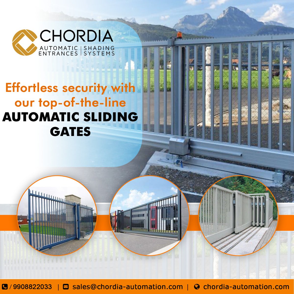 Experience the perfect combination of beauty and security with our high-quality Automated Sliding Gates.

For enquires visit @ chordia-automation.com 

#gateopeners #automation #automaticgates #slidinggateoperators #gate #swinggateoperators #swinggateopeners #chordiaautomation