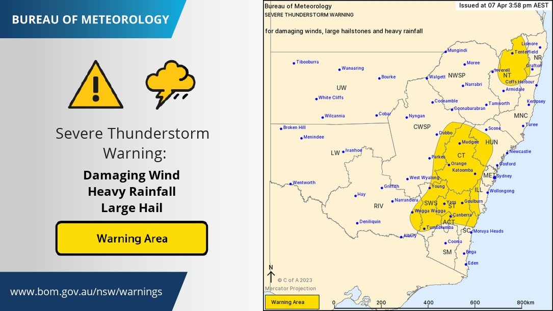 The #SevereThunderstorm #Warning has been updated as severe #thunderstorms spread to central eastern parts of #NSW. This update includes the #BlueMountains and may need to include the #Sydney metro with future updates this evening. Stay tuned: ow.ly/584w50NCXqR