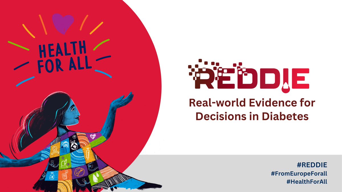 Happy #WorldHealthDay! At #REDDIE, we're investigating use of #RealWorldData to improve #health technology assessments and regulatory guidance for #diabetes care. Want to learn more? Check out our press release: reddie-diabetes.eu
#HealthForAll #FromEuropeForAll
