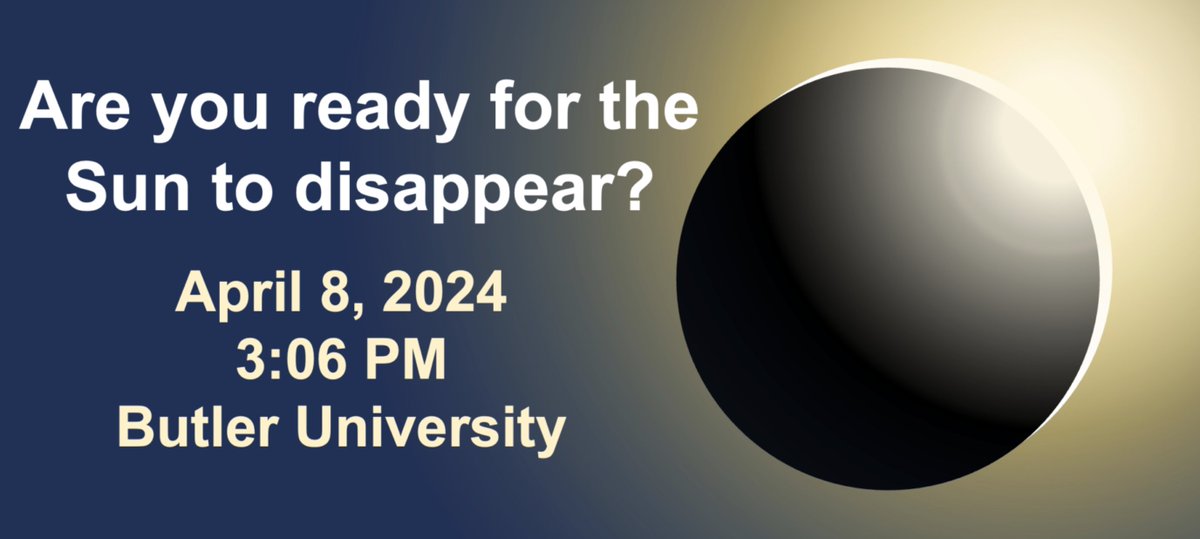 Find out more about this HUGE 2024 astronomical event here: butler.edu/arts-sciences/…