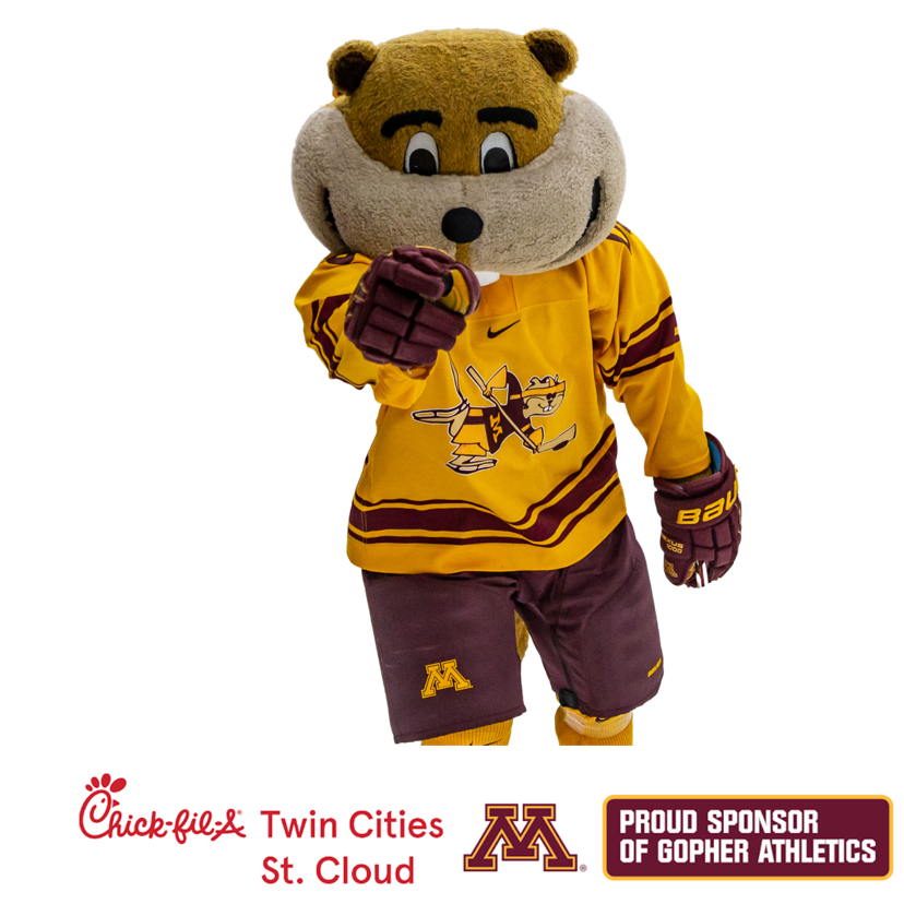 cfabloomington's tweet photo. This final Gopher Fan Friday CELEBRATES the amazing win last night by your Gopher men's hockey team.  

🏒Place a mobile order today (Friday, April 7th) and receive a frozen surprise next week in your Chick-fil-A App.   🏒

Lets go Gophers!  SKI-U-MAH! https://t.co/lyqxIbQad3