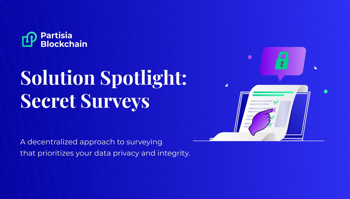 This week, we have dived into our Secrey Surveys Solution. Let's recap:

- How can blockchain revolutionize the survey market ➩ fal.cn/3xdxQ
- Insightful Q&amp;A on the Web3.0 data economy &amp; how our solution ensures data privacy and integrity ➩ fal.cn/3xdxR