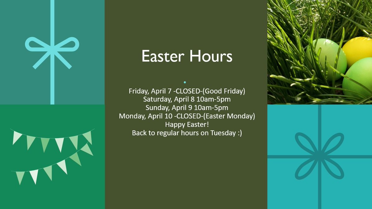 UPEILibrary's tweet photo. HAPPY EASTER!
#RobertsonLibrary #UPEI https://t.co/Hr0icKPxe5