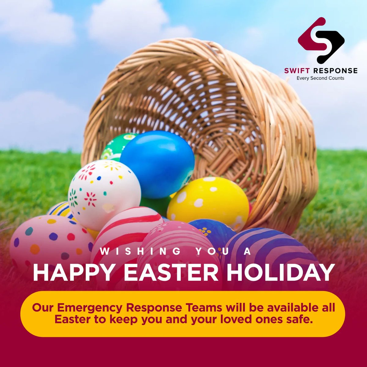 SwiftResponseKE's tweet image. Happy Easter Friday! Did you know our app has a test feature? Use the holiday to learn all about the app! Should you need help, we are available on call to assist you. For more information or support services, visit:
buff.ly/3CXdZQw 
#swift #emergencyapp  #easter2023