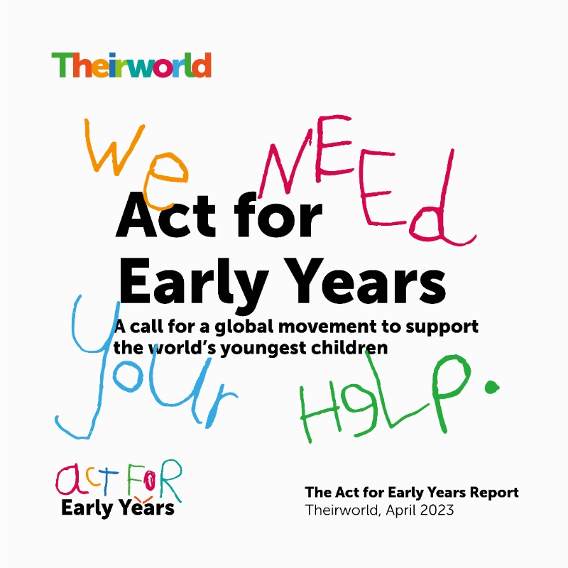 theirworld's tweet photo. 8 years ago, world leaders set a target that every child should have access to quality #EarlyChildhood care + education by 2030.

What happened? 👀

Our latest report calls for a global revolution in how our youngest children are cared for #ActForEarlyYears