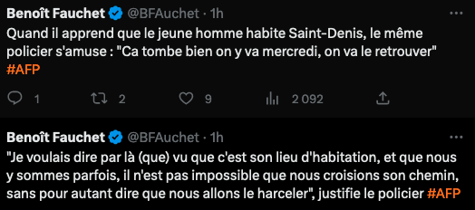 Lire le thread ci-dessous et les explications littéralement affligeantes des policiers de la Brav-M mis en cause dans les enregistrements dévoilés par <a href="/lemondefr/">Le Monde</a>, <a href="/Loopsidernews/">Loopsider</a> et <a href="/Mediapart/">Mediapart</a> .