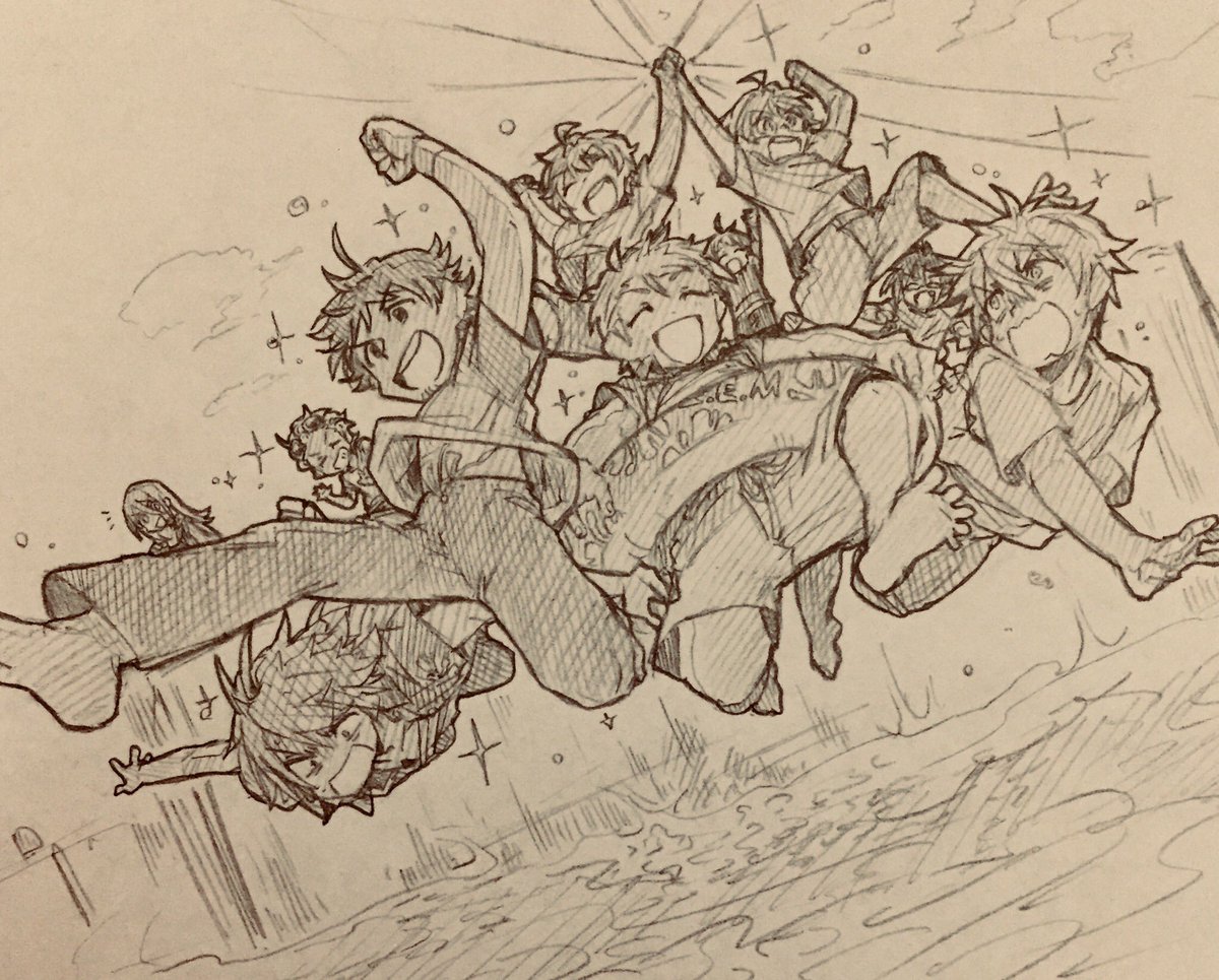 最近フォローした方は知らない過去絵を晒すタグのやつ