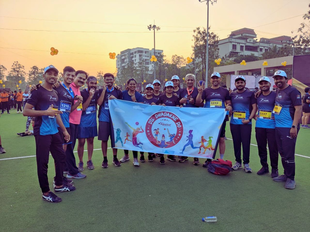 agrostar_in's tweet photo. Good health is the foundation of happiness and success. That's why we launched our 'Dil Dhadkne Do' initiative to encourage our #AgStars to prioritise exercise & physical activity for better health. πββοΈππ€ΈββοΈπ΄ββοΈπββοΈ https://t.co/LxfGO1Z043