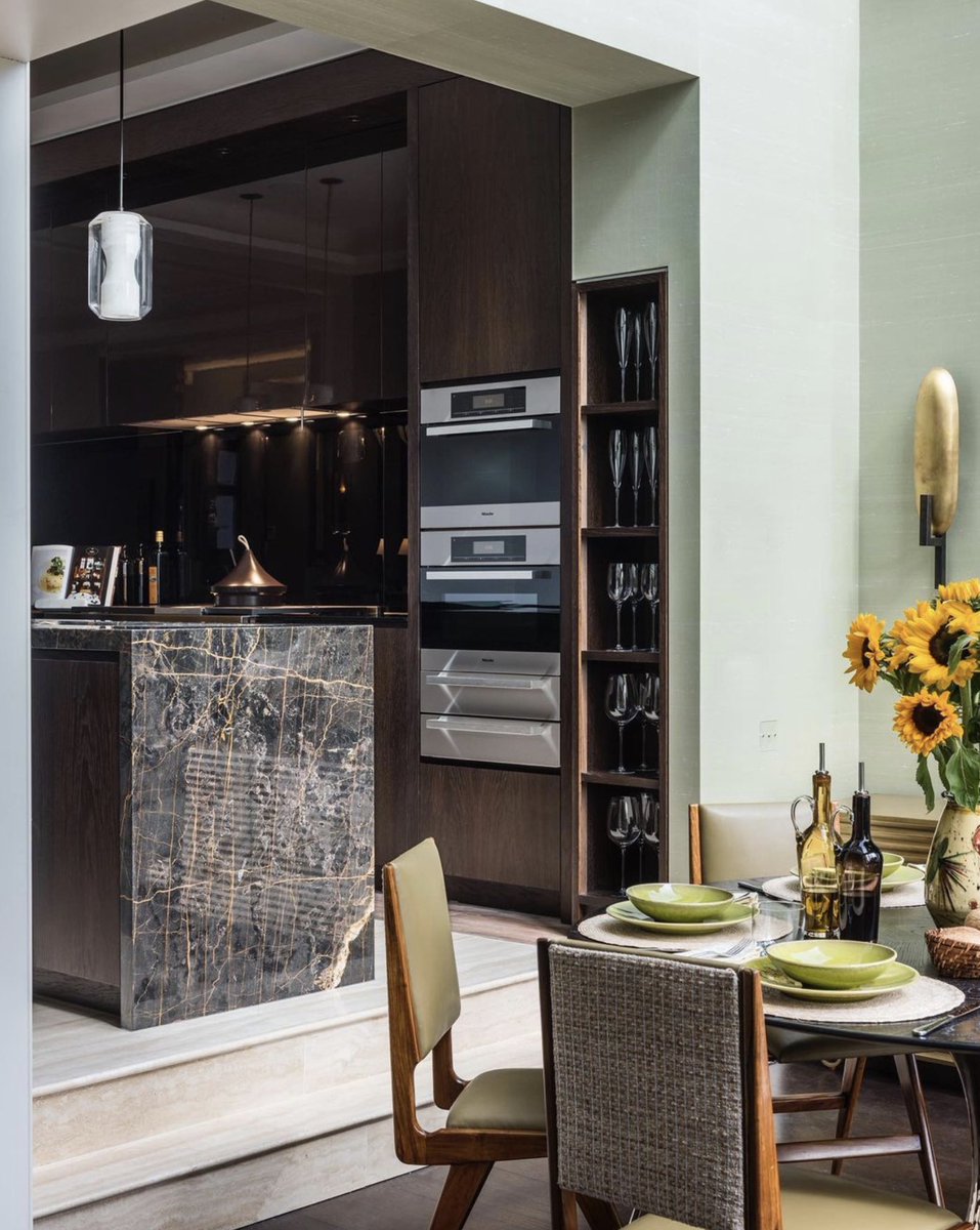 This luxurious bespoke kitchen was designed and crafted by our team using fumed oak, complemented by a centrepiece island finished in impressive Noir St Laurent marble.

#luxurykitchen #bespokekitchen #bespokekitchendesign #bespokekitchens #luxurykitchens #bespokekitchenslondon