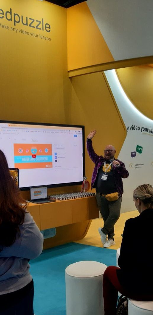 MannyDiscoTech's tweet photo. Bett London … Imma miss you! We released Edpuzzle Teacher Assist and showed the world how @edpuzzle will save you time. #AutoMagically #EdpuzzleMagic #Bett #BETT23
Edpuzzle is your DIGITAL CO-TEACHER! -@msayersclass https://t.co/Rh8H6UeOpd